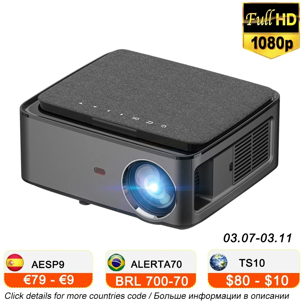 

RD828 1080P Full HD проектор WIFI многоэкранный проектор 1920x1080P смартфон проектор 3D домашний кинотеатр видео кинотеатр