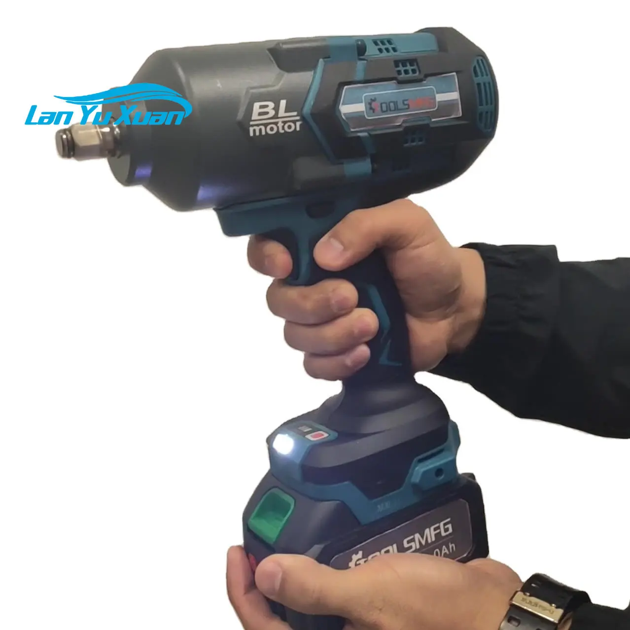 

Cordless High Torque 18v 20V 650nm 1000nm 1300nm Brushless M14-M30 1/2 Impact Wrench Heavy Electric Brushless Impact Wrench