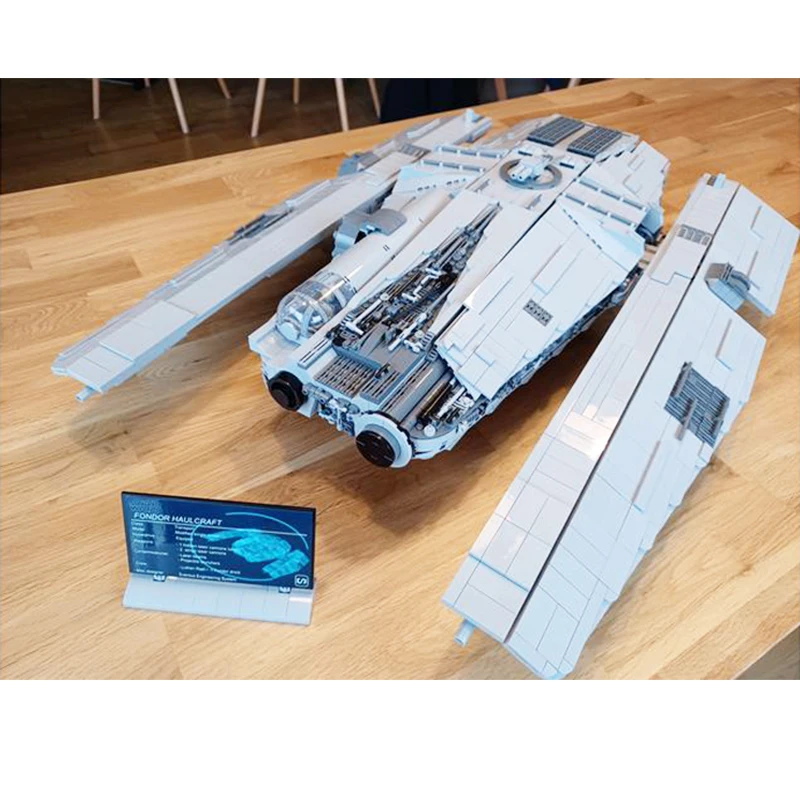 MOC Space War UCS Fondor Haulcraft Корабль Строительный блок Starcraft Коллекционный комплект DIY