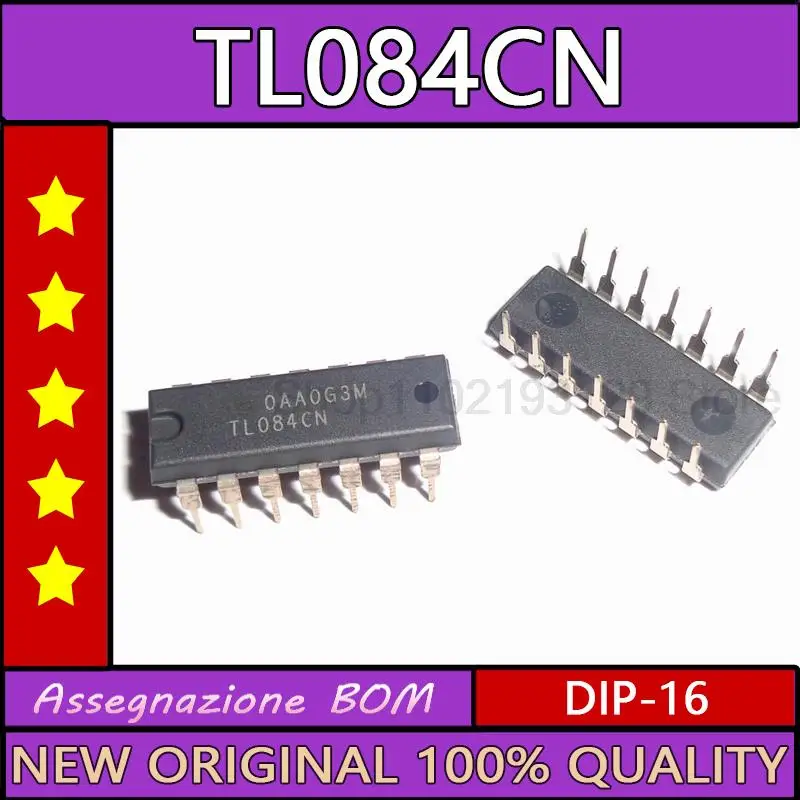 

10 шт./лот Tl084cn in-line DIP-16 новый импортный четырехфункциональный чип усилителя