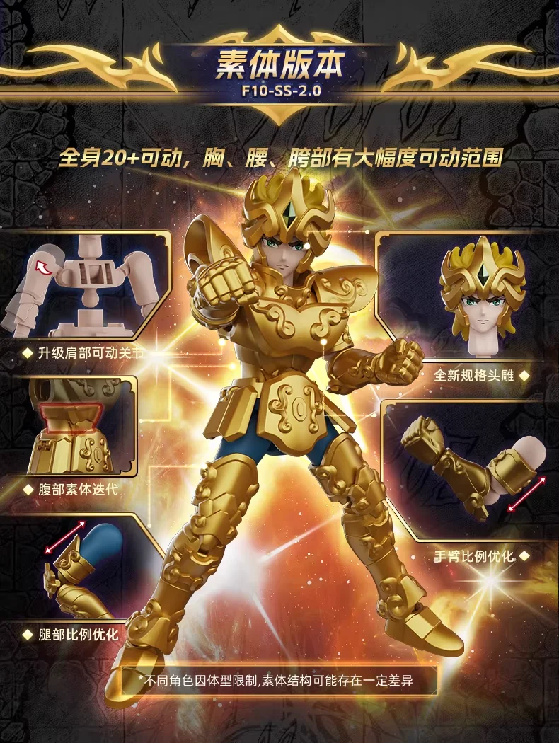 Оригинальные фигурки Blokees Saint Seiya Galaxy Version 03 - Золотой Зодиак, Серия 1, Коллекционные игрушки-сюрпризы для сборки, подарки (art.: 3920d94ffbc4b) - 3920d94ffbc4b