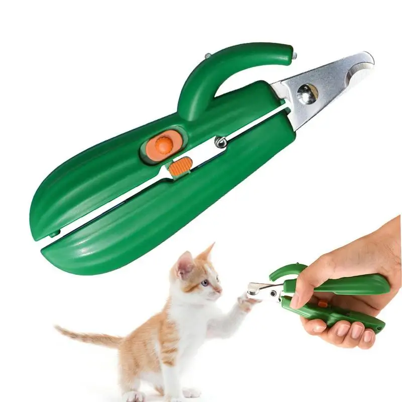 

Pet Clippers Dog Paw Trimmers Cat Nail Grinders Led Light Hair Grooming Trimmers Cats Claw Cutter Foot Toe Hair Cutting Machine