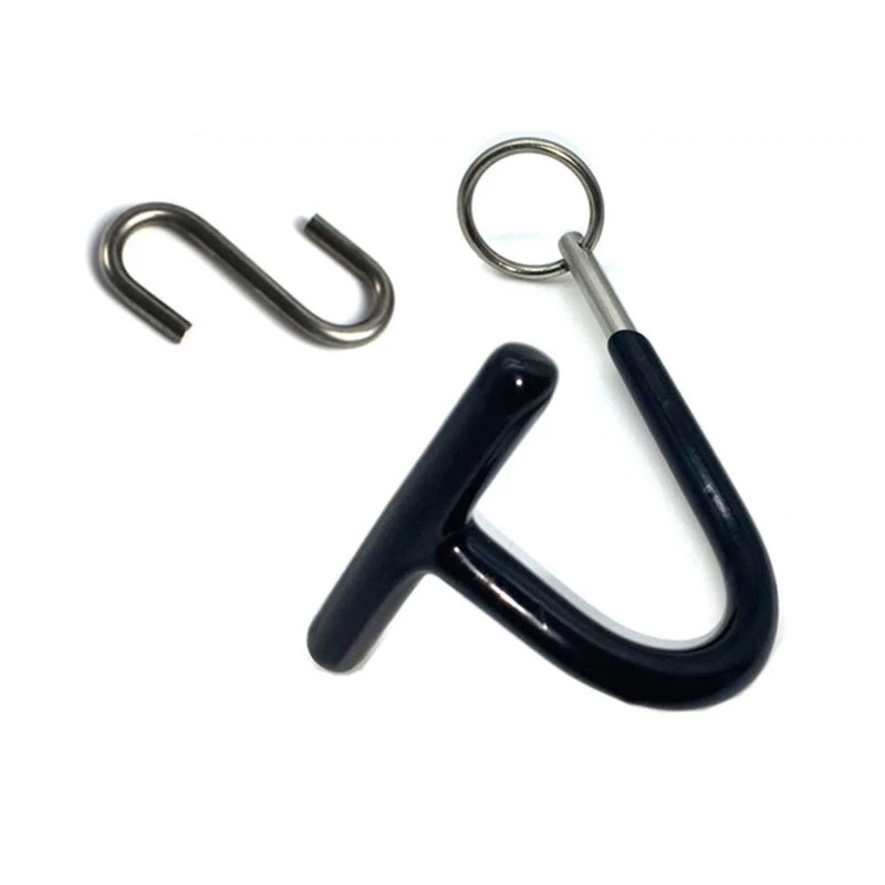 

Крючок-вешалка для ремонта автомобиля, Т-образный держатель из нержавеющей стали для ремонта вмятин с пластиковой оболочкой