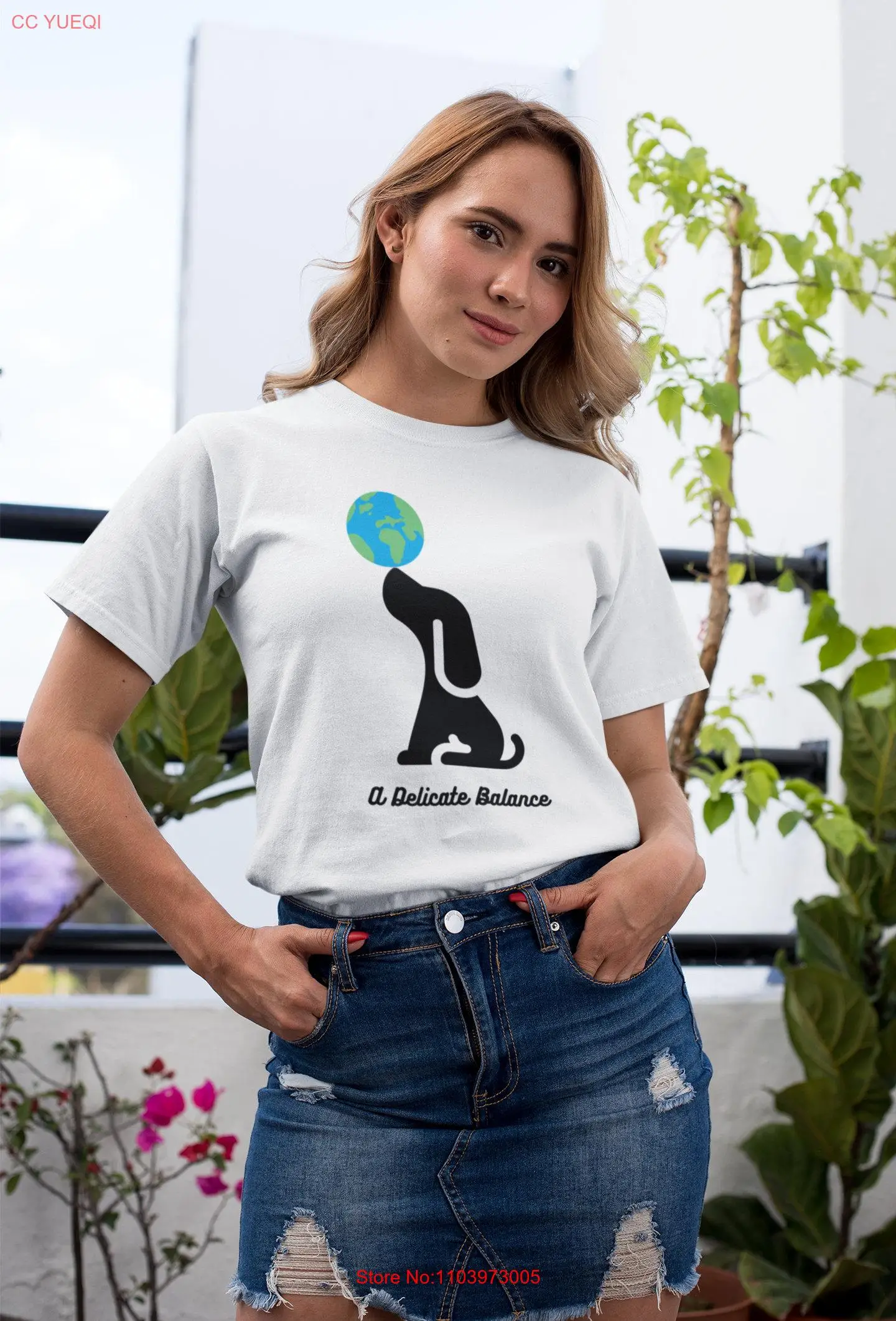 Футболка A Delicate Balance Dog and Earth Lover Save the Must Love Dogs Tree Hugger с длинными или короткими