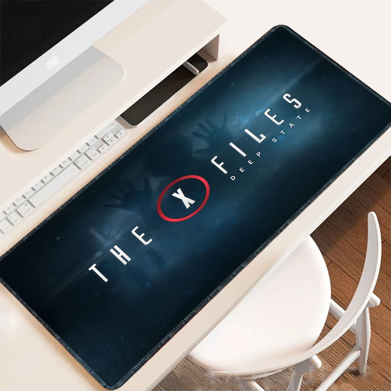 

X-X Files Computer Mouse Pad 900x400 Desk Mat Gamer Keyboard Gaming Accessories Pc Cabinet Games Mousepad Anime Mats Office Xxl