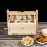 Multifunction Manual Tofu Cheese Maker Press Natural Wooden Durable Easy to Assemble for Home Tofu DIY Home-made Tools Wooden
