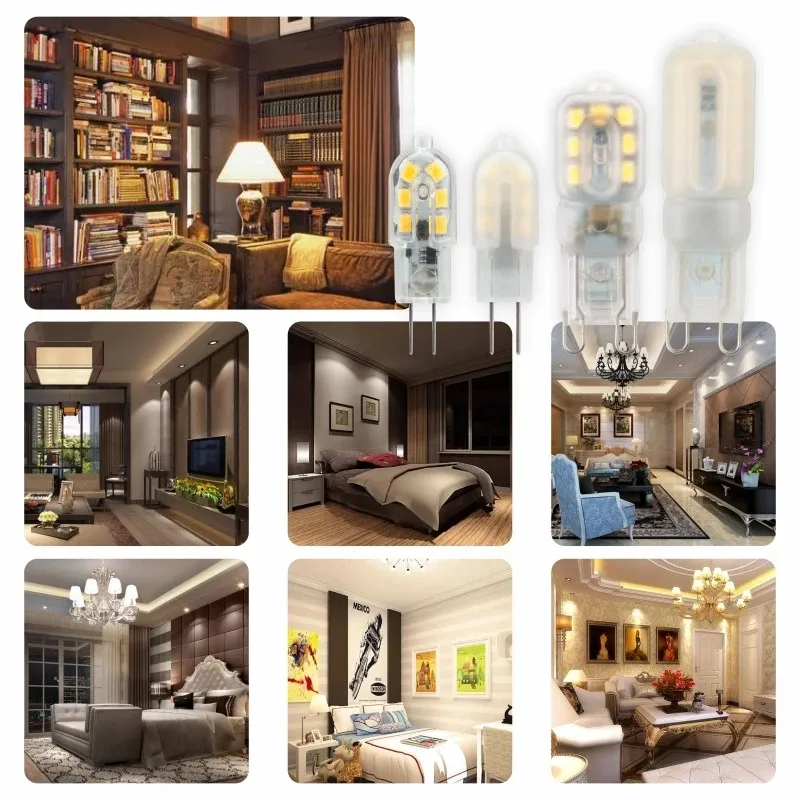 10 шт./лот G4 G9 светодиодная лампа 3 Вт 7 переменного тока 12 В 220 SMD2835 прожектор люстра