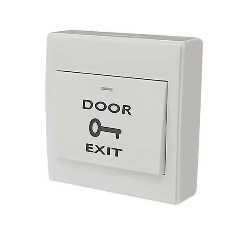 10 шт. установленная кнопка выхода с нижней коробкой для открытой двери кнопочный
