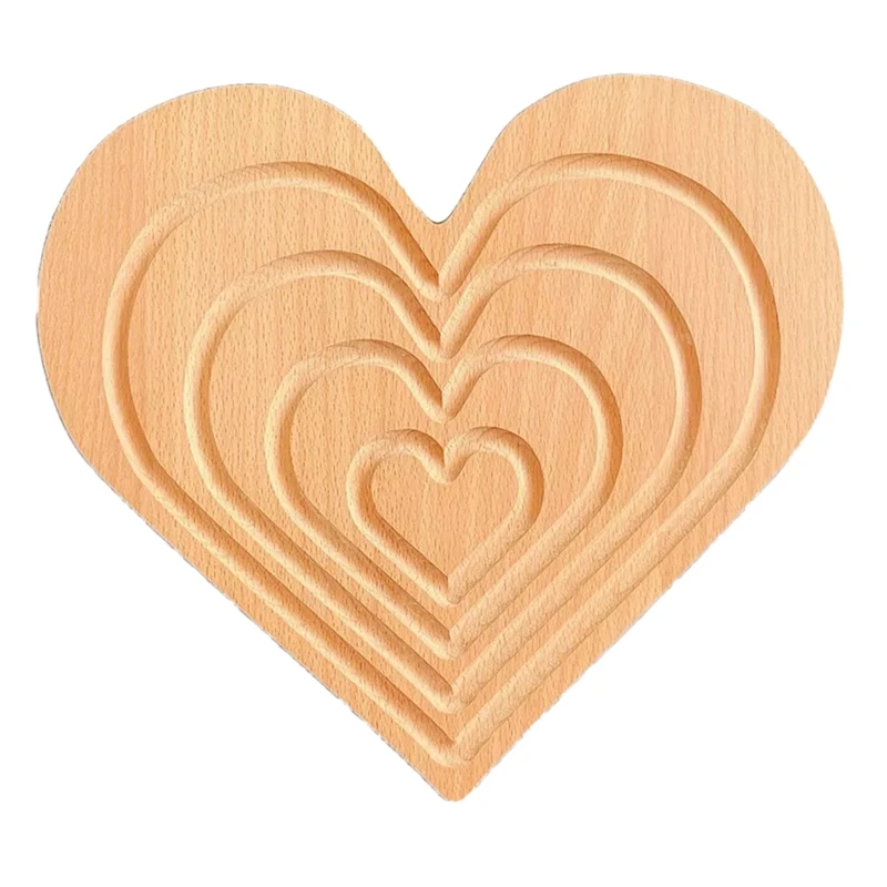 

Heart Tray Wooden Tray Cake Tray Ornament Coffee Bread Plate Farmhouse Home Decoration