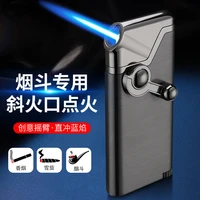 new windproof creative gas butane lighter cigarette cigar pipe artifact mens small gift metal fire portable carry