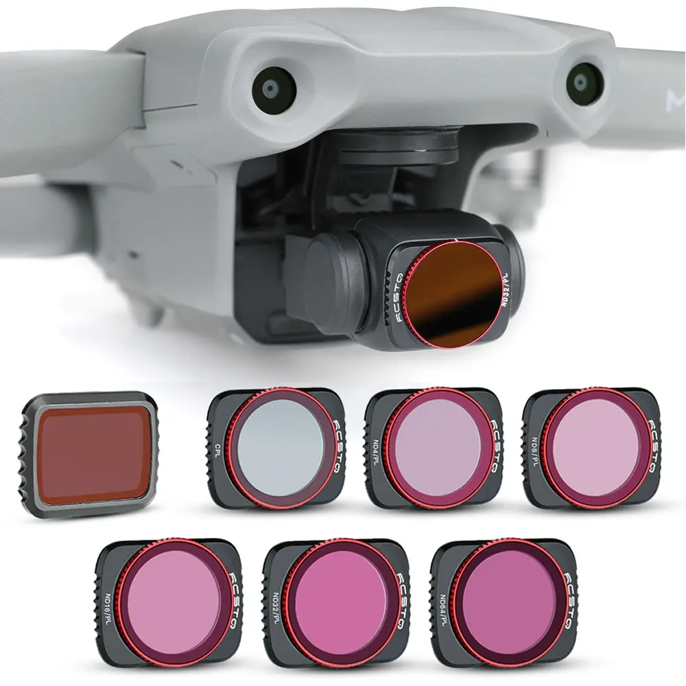 

Фильтр для объектива DJI Mavic Air 2, профессиональный комплект стеклянных аксессуаров для УФ CPL камеры ND8 ND16 ND32 ND64 ND4-PL