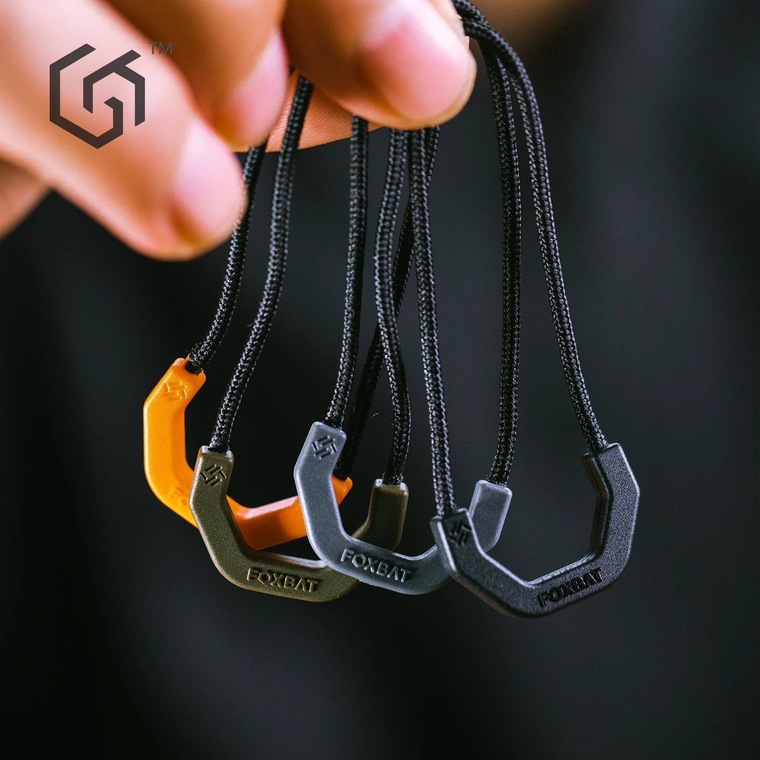 

GainFOXbat Ring Pull Tail Rope Zipper Magnetic Buckle Colorful Glow Modification Rope