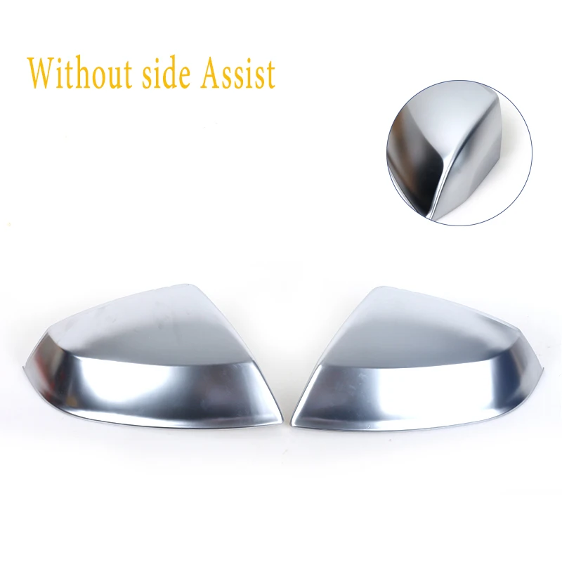 

2 шт. для Audi Q5 2019-2021 Q7 2016 2017 2018 2019-2021 матовый хром серебристый боковое зеркало заднего вида накладка крышка корпуса крышка