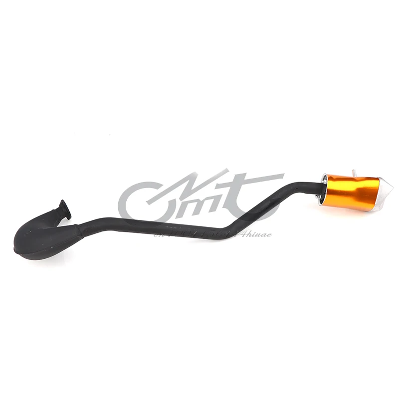

MUFFLER EXHAUST PIPE MINI POCKET CAG BIKE SCOOTER ATV Small Apollo off-road 47cc 49cc 2 Stroke Engine Pit Dirt Bike Parts