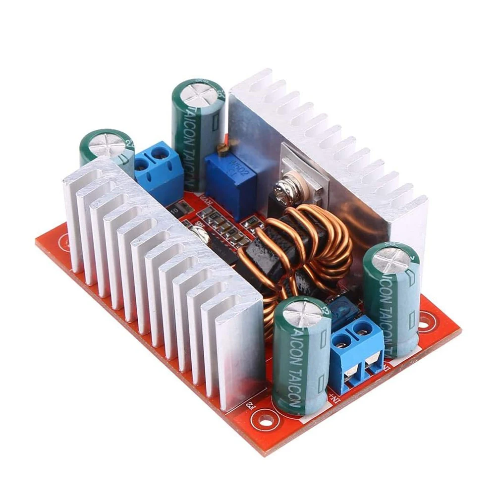 

DC 400W 15A Step-up Boost Converter Constant Current Power Supply LED Driver 8.5-50V to 10-60V Voltage Charger Step Up Module