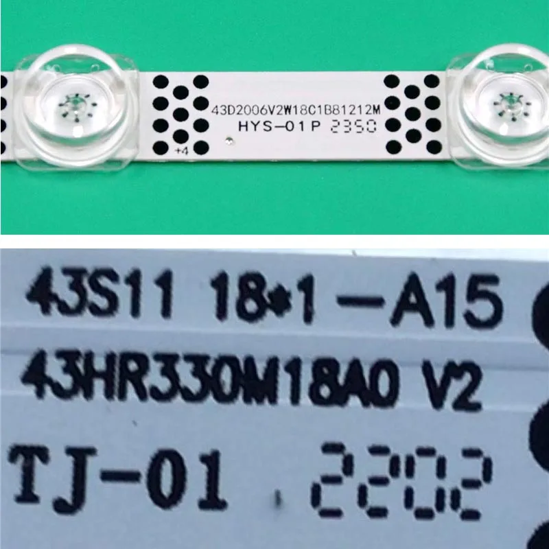 1 шт. новые светодиодные лампы для телевизора 43HR330M18A0 V1/V2/V4 полосы подсветки iFFalcon