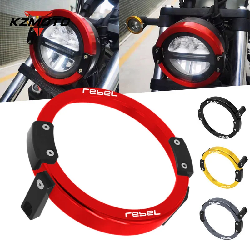 

Motorcycle Front Headlight Protection Shield Guard Cover Accessories For Honda Rebel CMX500 CMX300 cmx500/300 2020-2021