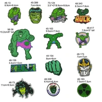 disney superhero hulk patch iron on embroidered for clothing cartoon anime patches for kid clothes appliques stickers t shirt