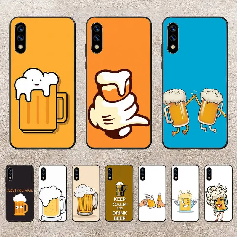 

Beers Cartoon Phone Case For Huawei G7 G8 P7 P8 P9 P10 P20 P30 Lite Mini Pro P Smart Plus Cove Fundas