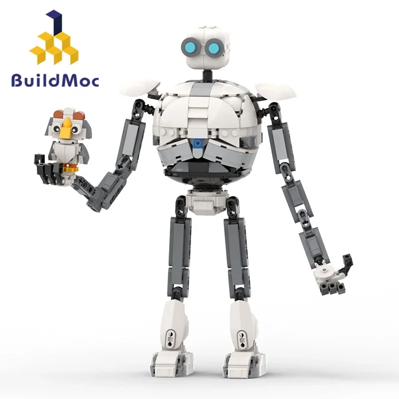 Блочный конструктор MOC Wild Robot Building Block Set Roz and Brightbill Brick