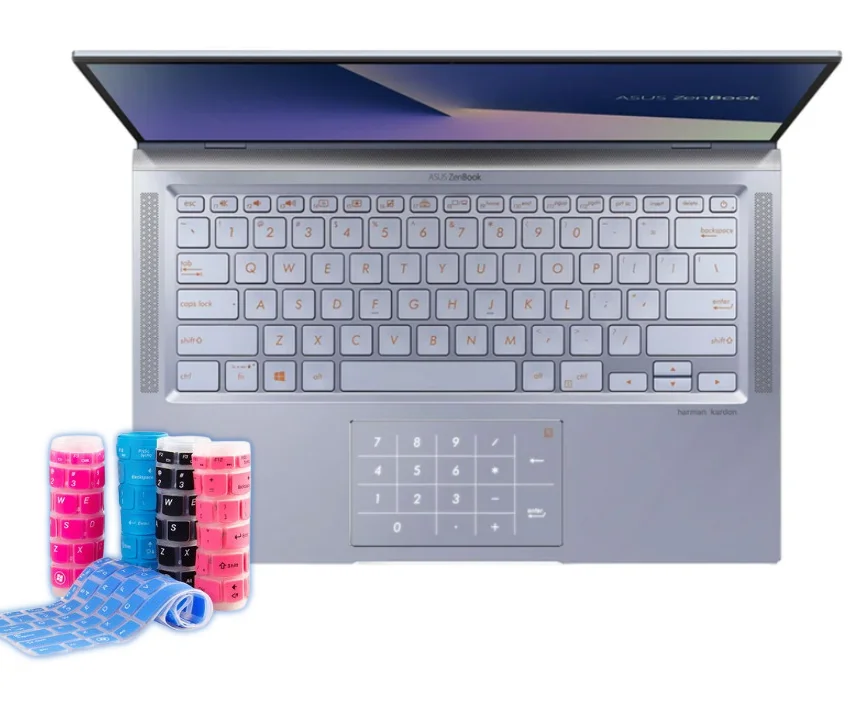 

Силиконовая накладка на клавиатуру для ASUS ZenBook 14 UM433 DA UM 431 433 D DA UM431DA UM431D um433d um433da UM431FA UM431 FA