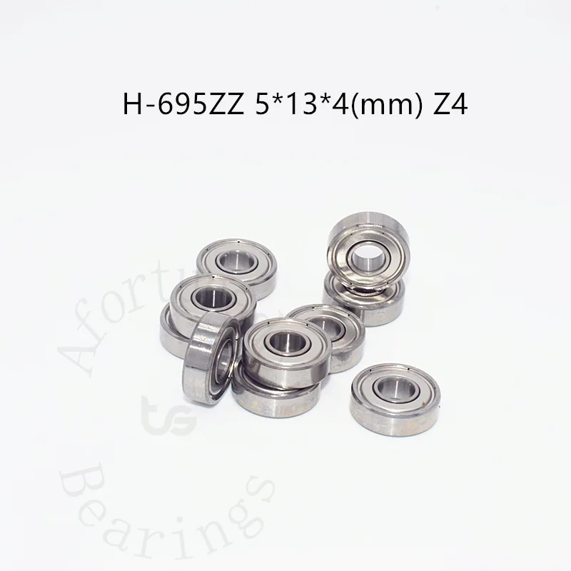 

H695ZZ 5*13*4 (мм) Z4 Высокоскоростные подшипники (20000 об/мин/мин) с низким уровнем шума (18 децибел), 10 шт., металлические герметичные детали привода