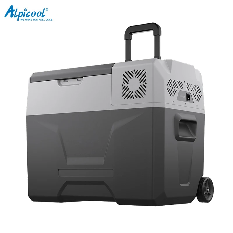 Портативный автомобильный холодильник Alpicool 40L мини-холодильник для авто 12 В/24 В 220