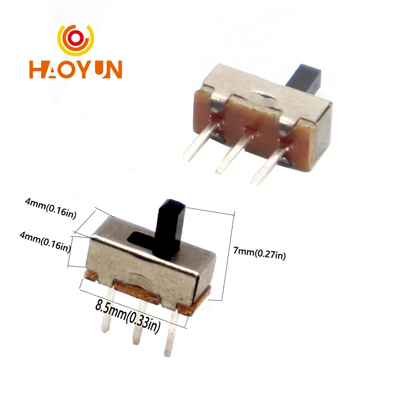 Мини-выключатель SS12D00 50-10 шт. 3-контактный 1P2T 2-позиционный высококачественный