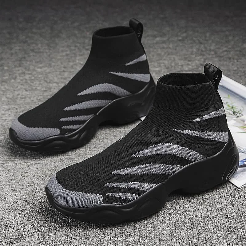 

MWY Women's Sports Shoes Ankle Sock Sneakers Lightweight Casual Shoes Outdoor Men Walking Shoes Chaussures Femme Size 35-46