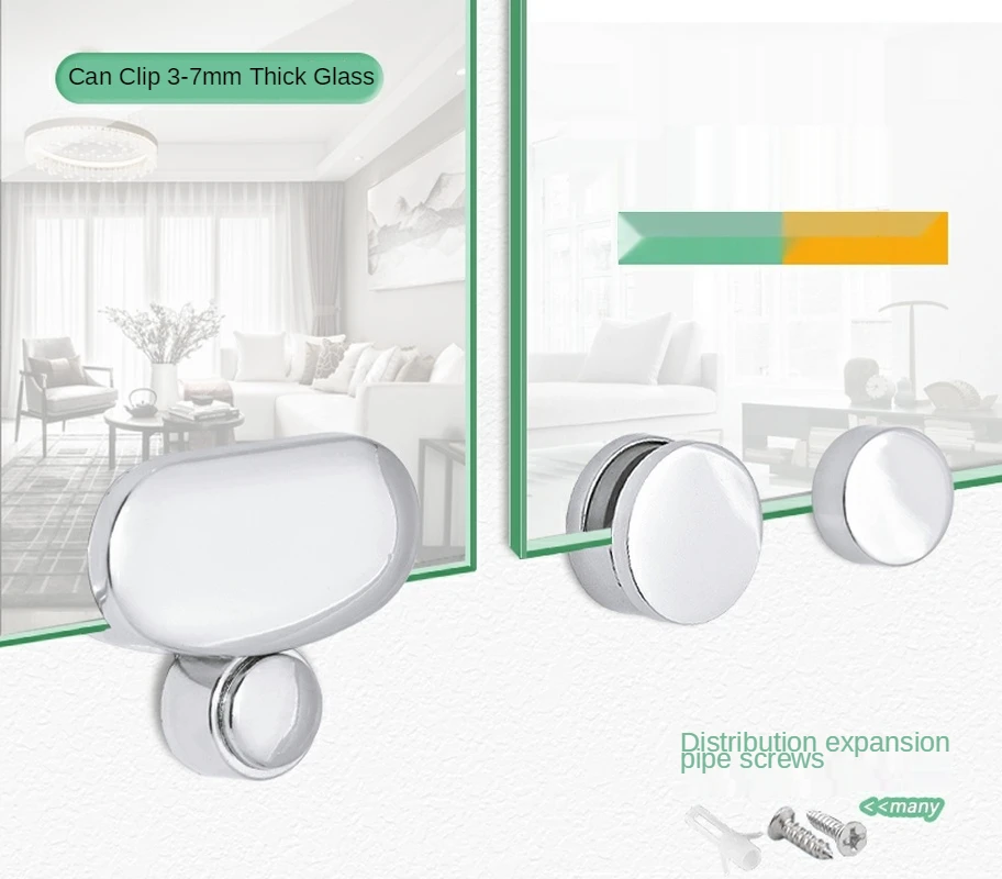 4 шт. зажим для зеркала в ванной комнате |