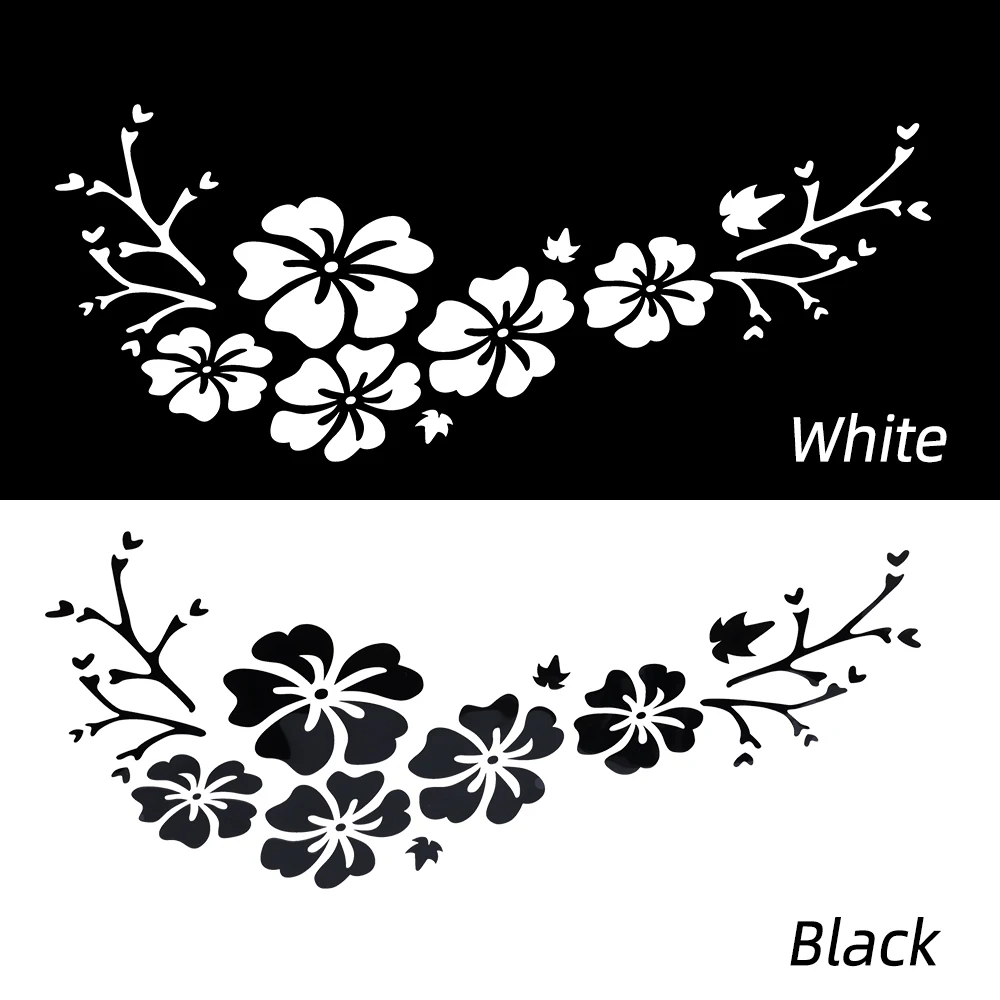 

Universal Flower Decal Car Body Sticker Auto Window Bumper Door Car Motorcycle Styling Vinyl Stickers Blossom Decoration