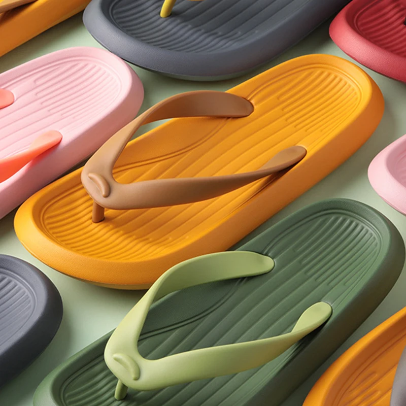 Шлепанцы из ЭВА для мужчин и женщин пляжные сандалии на толстой платформе мягкая