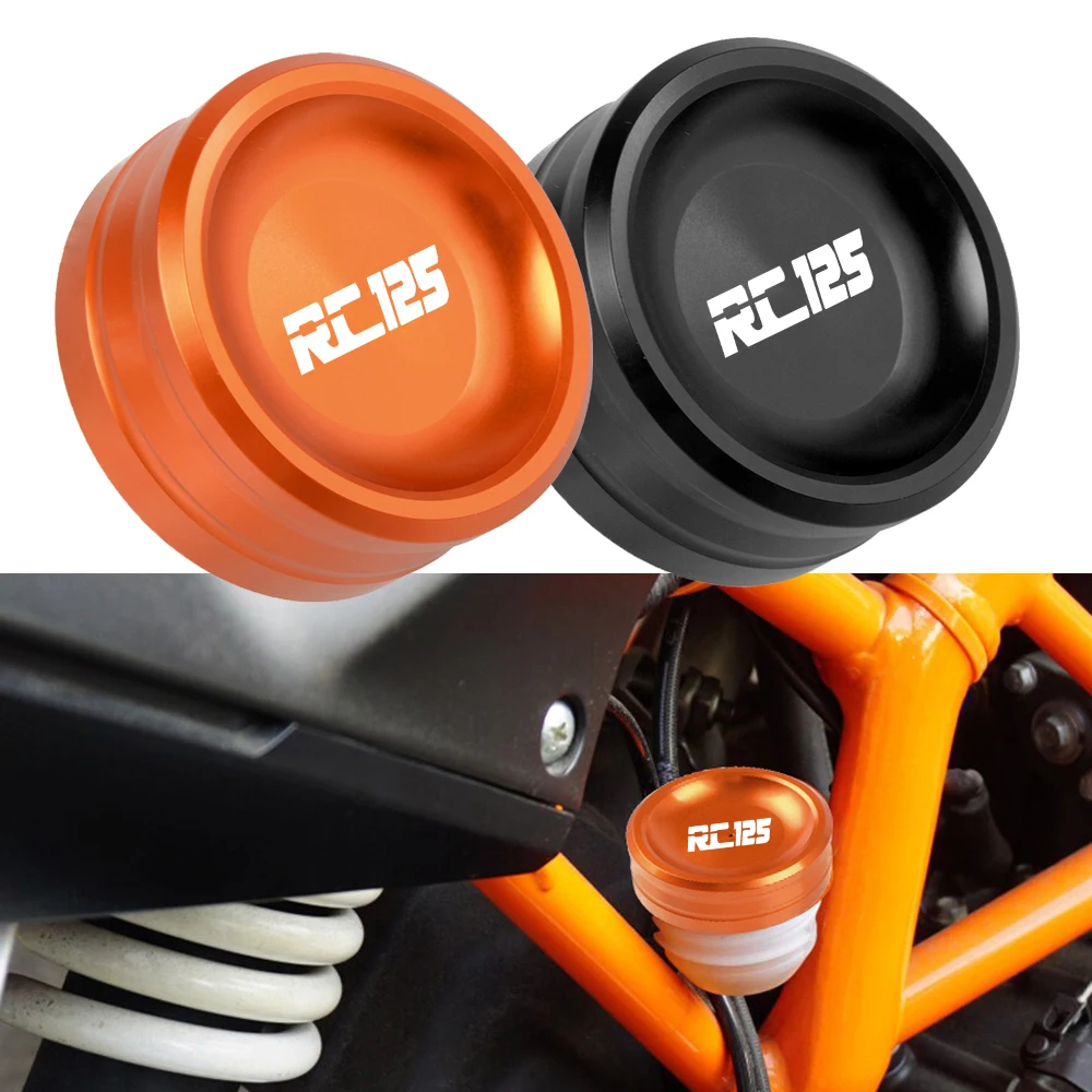 

Мотоциклетные детали для RC 125 RC125 rc 125, все годы выпуска двигателя, алюминиевые аксессуары для мотоциклов, Крышка масляного фильтра переднего...