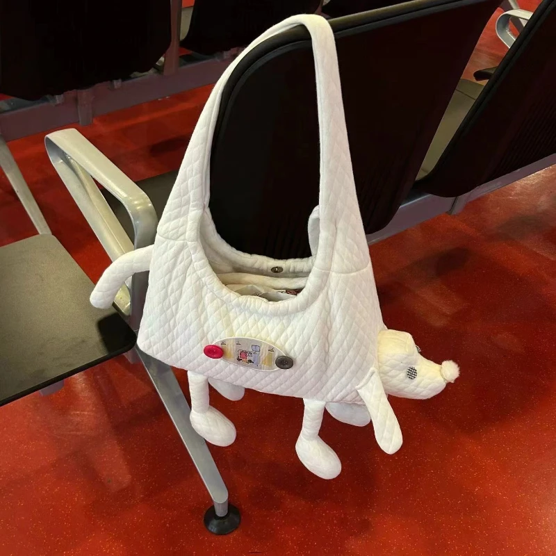 Новинка 2024 Toth Cute Puppy Cloud повседневная универсальная нишевая сумка на одно плечо с