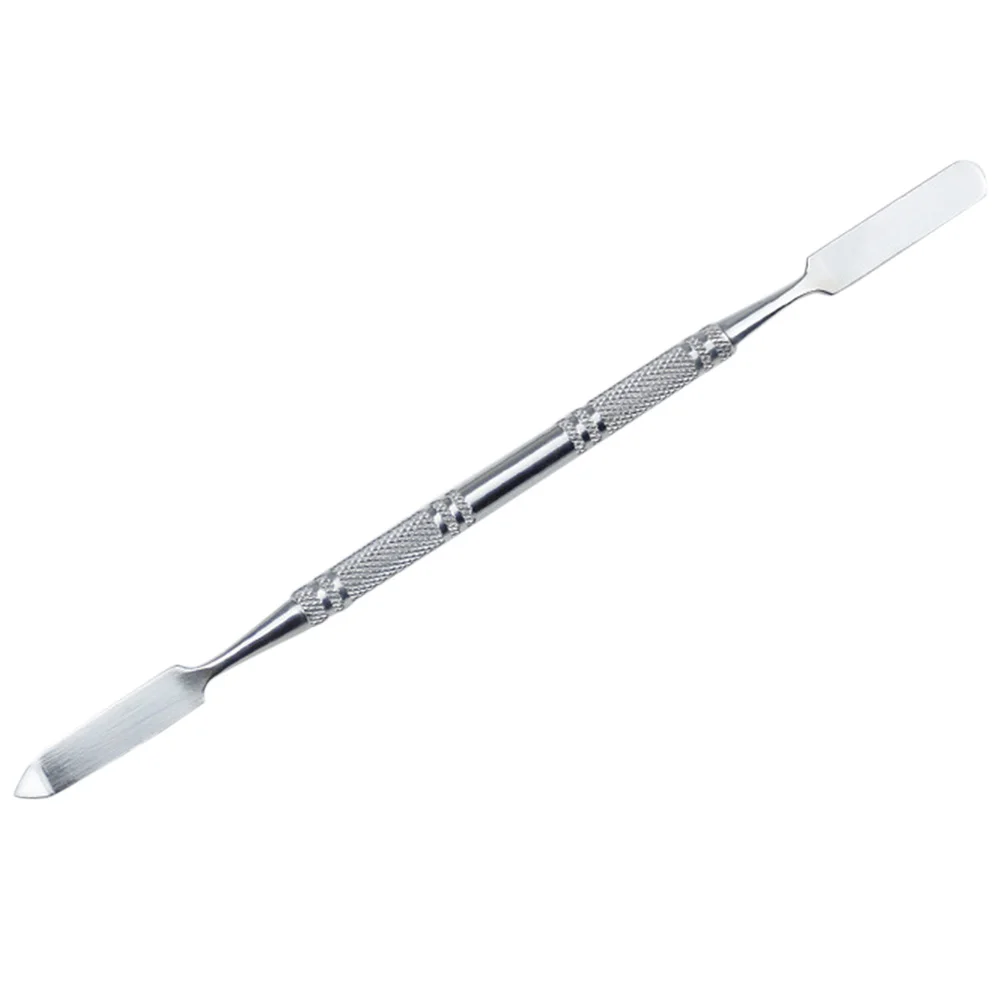 

1pcs Color Modulation Bar Embossing Stainless Steel Double Heads Mixing Tool for Concealer Foundation