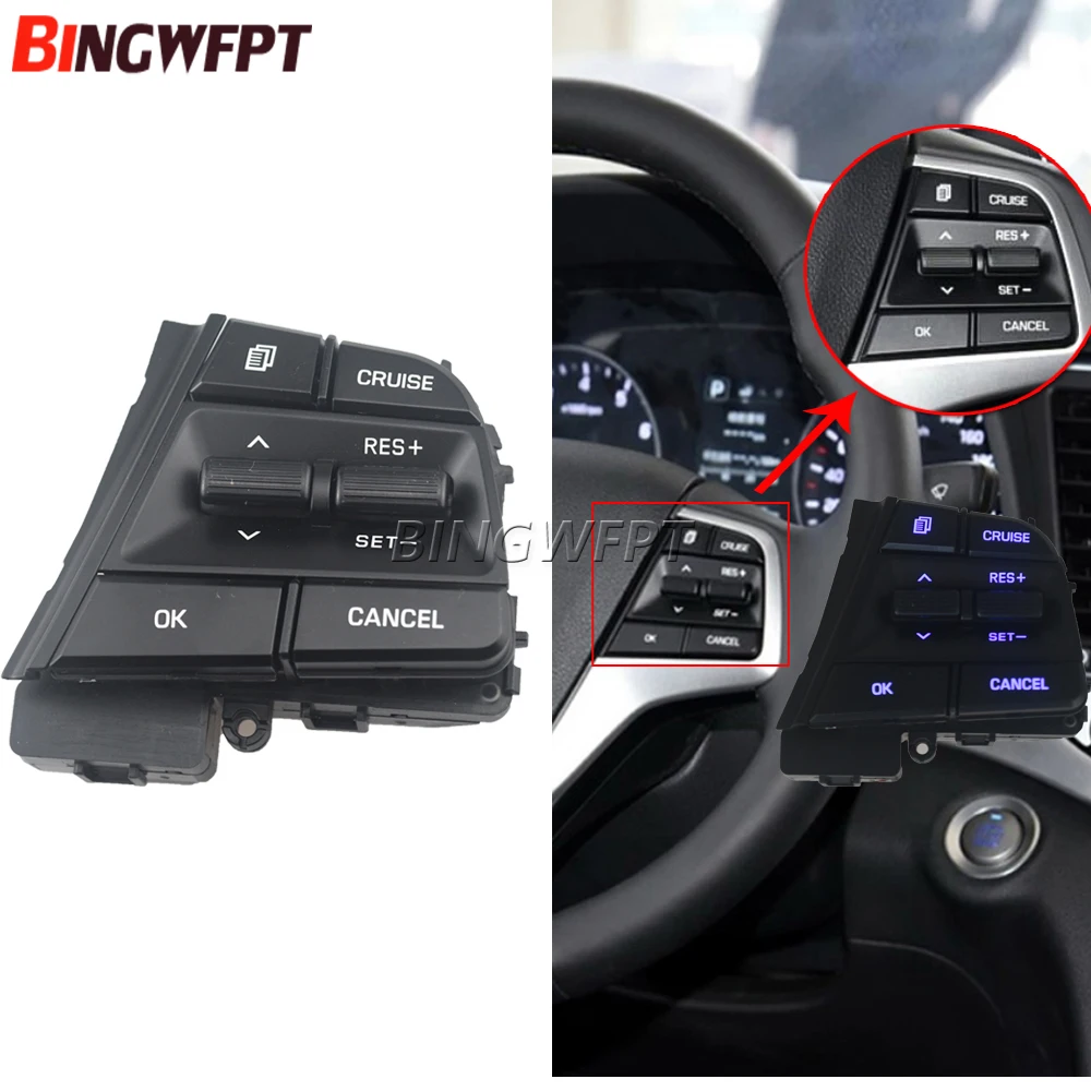 

Кнопки управления круиз-контролем на руль для Hyundai Elantra 2017 л 2018 96700-F2210
