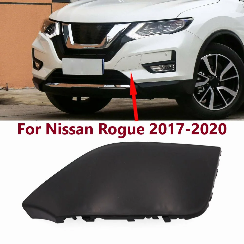 

Крышка переднего бампера автомобиля, крышка буксирного кронштейна, черная крышка бампера, прицепа, 622A0-6FL0H для Nissan, Rogue 2017, 2018, 2019, 2020