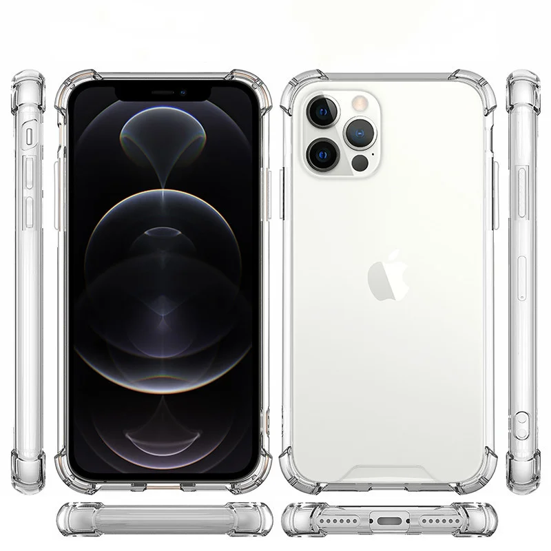 

Ultra Thin Clear Case For iPhone 11 12 13 Pro Max XS Max XR X Soft TPU Silicone For iPhone 6s 7 8 SE 2020 Back Cover Phone Case