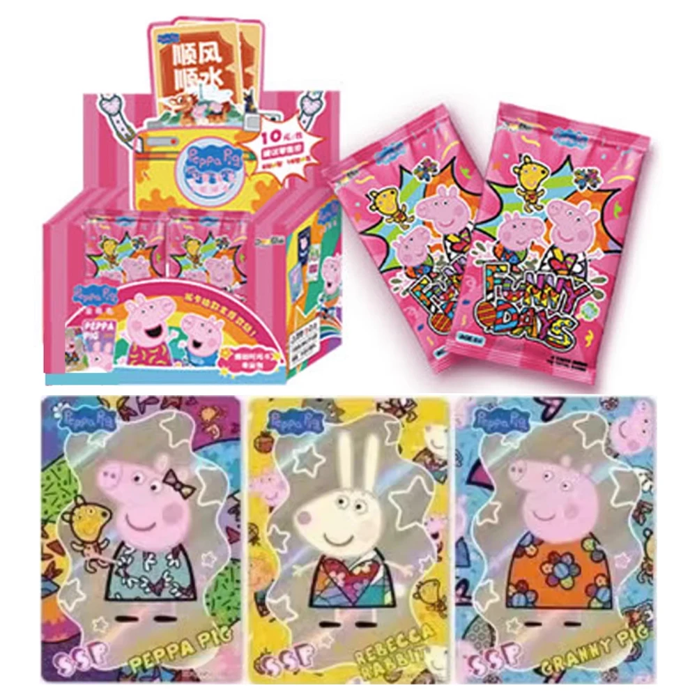 

Peppa Pig Card George Pig Dad Collection Card Cartoon Animation Around Gift Cute Card