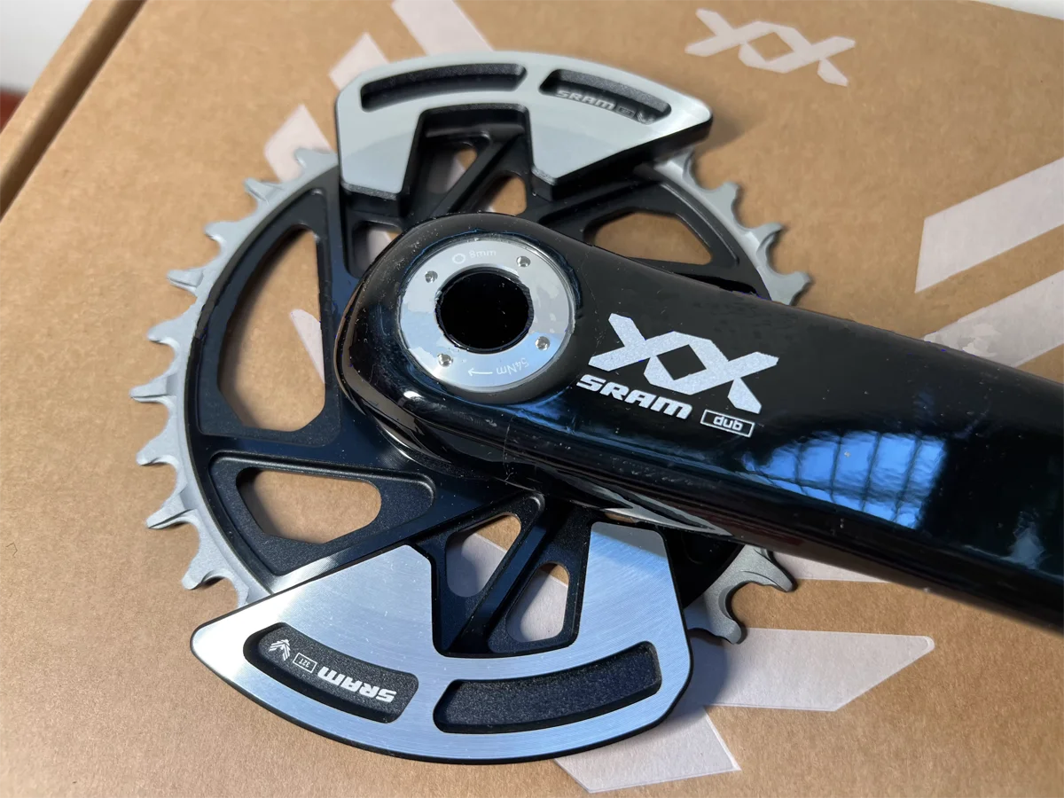 SRAM XX Eagle коробка передач кривошипная 12s T-Type 32T Карбон с поролоновой сердцевиной