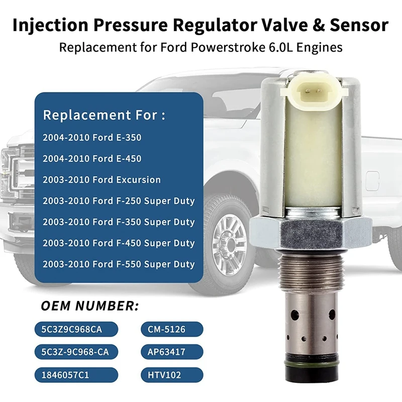 Автомобильный регулятор давления инжектора 6 0 топлива IPR для Ford F250 F350 F450 2003-2010