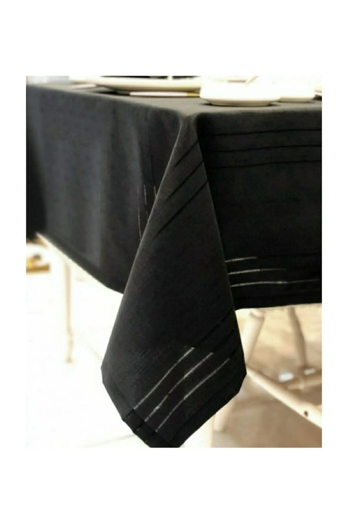 

Скатерть для стола на английском языке, легко моющаяся однотонная скатерть для обеденного стола, скатерть для круглого стола, прямоугольна...