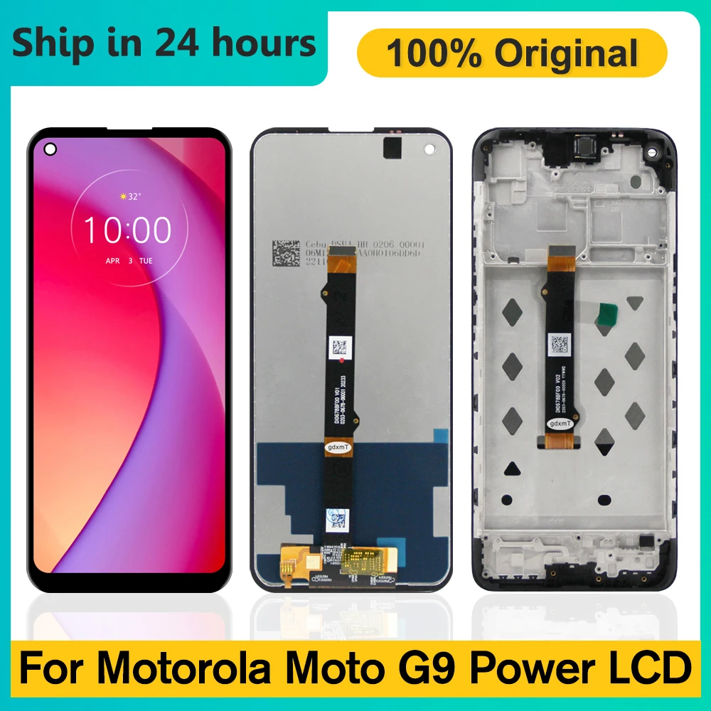 Оригинальный сенсорный дигитайзер 6,8 дюйма для Motorola Moto G9