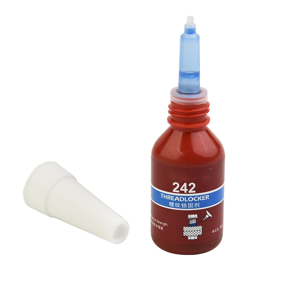

10ml Medium Strength Methacrylate Threadlocker Universal Blue Anaerobic Curing Threadlocker Adhesive 242 For Fast Fixing