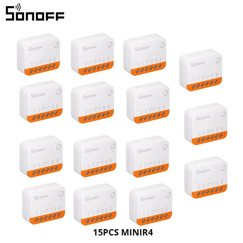 Умный Wi-Fi выключатель Sonoff Mini R4 Extreme с двусторонним дистанционным управлением, режимом отсоединенного реле, модуль для умного дома через приложение eWelink, Alexa, Google (art.: 3920d7be64463) - 3920d7be64463