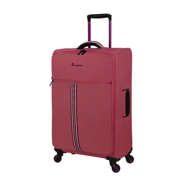 

Fantastic Softside 26" GT Lite Ultra Lightweight Medium Checked Luggage in Stylish Calypso Coral - Travel Comfortably and with S