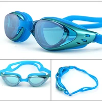 myopia swimming glasses 1 0 10 waterproof anti fog prescription swim eyewear water silicone big diving goggles women men