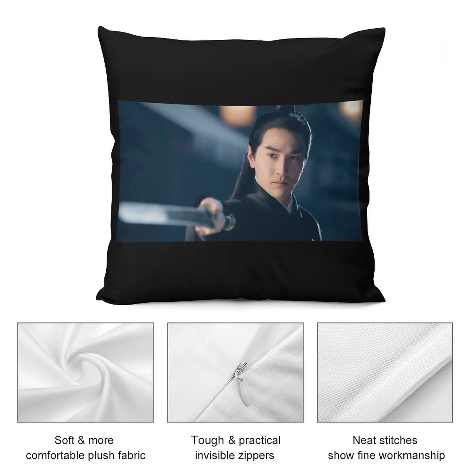 1 наволочка для диванной подушки с персиковыми цветами