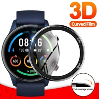 3d soft fibre glass protective film cover for xiaomi watch color sports full screen protector case for mi watch global version