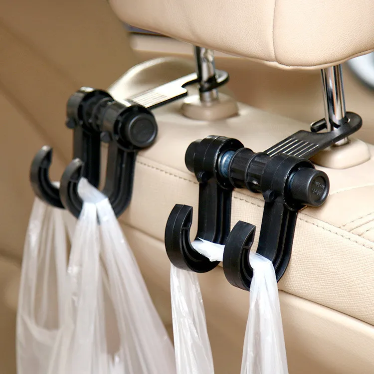 360 ° Gancho Giratório Para Carro-C Finance De Encosto Cabeça Multifuncional Duplo Do Assento Organizador Resistent